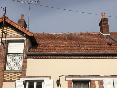 AVANT/APRES REMPLACEMENT TUILE MECANIQUE